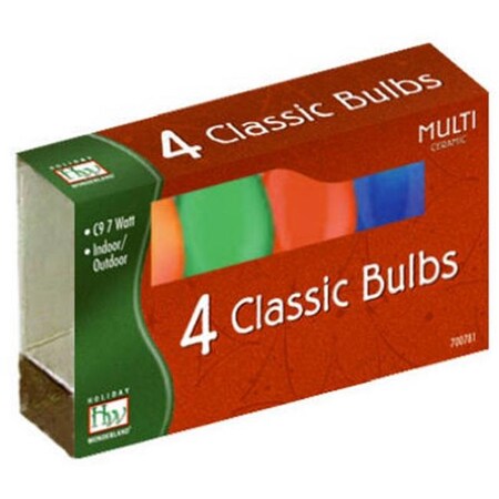 Noma Inliten Noma Inliten 1094A-88 Multi Ceramic Replacement Bulb; 4 Pack 700781